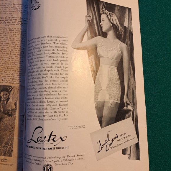 Vintage October 1941 Silver Screen magazine Merle Oberon. - Picture 5 of 5